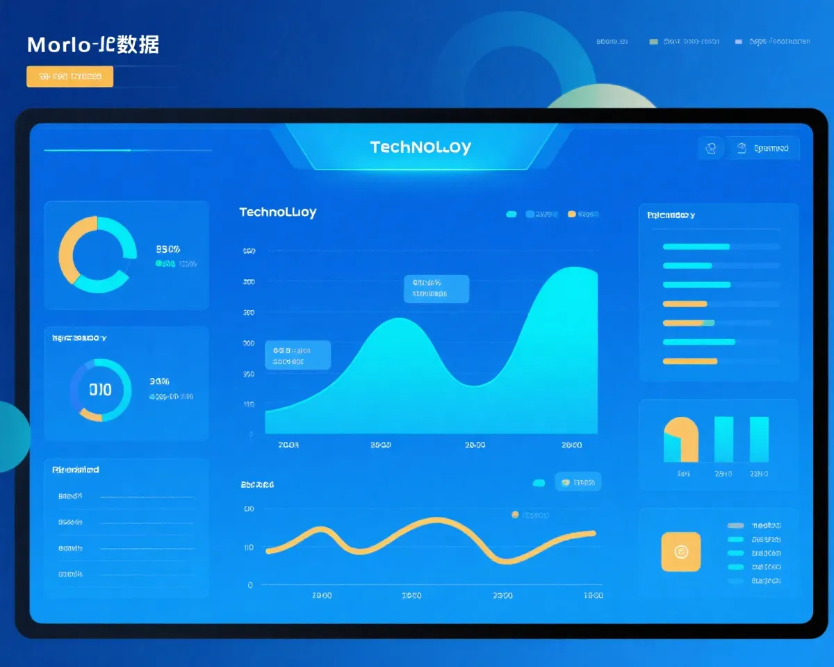 数据图表与趋势分析示意